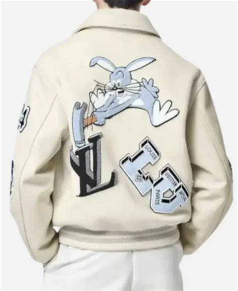 louis vuitton bugs bunny varsity jacket